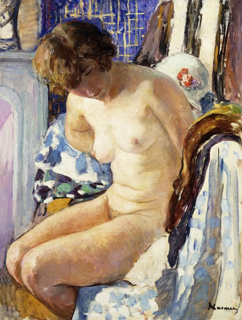 Nudo seduto